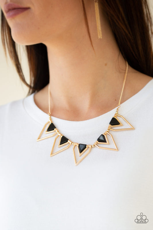 The Pack Leader Gold Necklace - Paparazzi Accessories