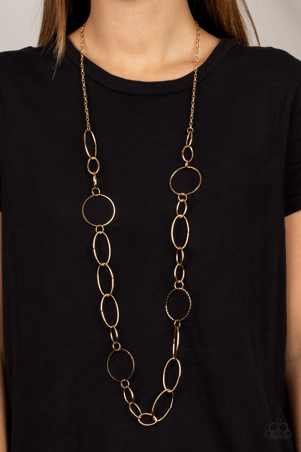 Perfect MISMATCH Gold Necklace - Paparazzi Accessories