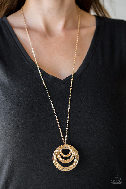 Savagely She-Wolf Gold Necklace - Paparazzi Accessories