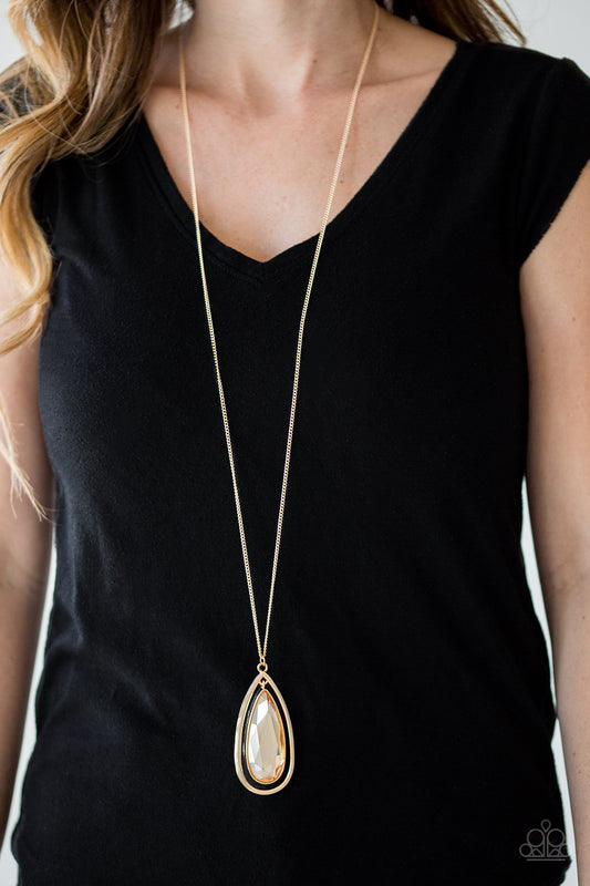 The Royal Coronation Gold Necklace - Paparazzi Accessories