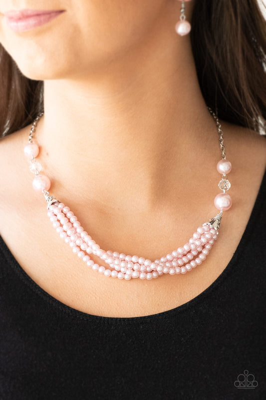 One-WOMAN Show Pink Necklace - Paparazzi Accessories