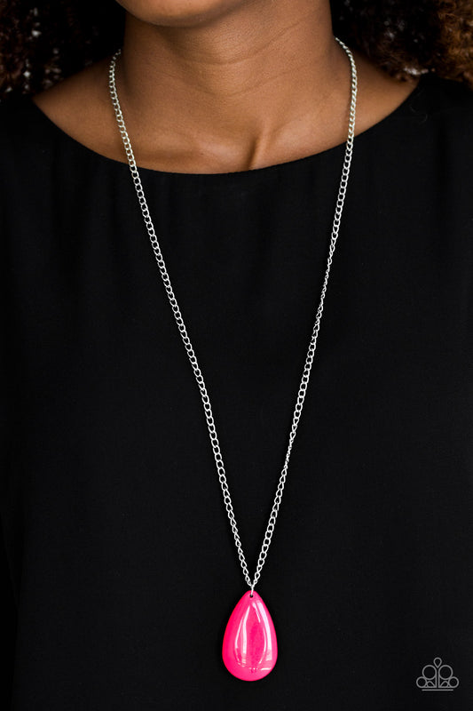 So Pop-YOU-lar Pink Necklace - Paparazzi Accessories