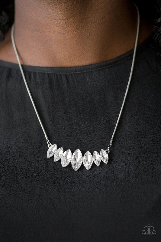 Leading Lady White Necklace - Paparazzi Accessories