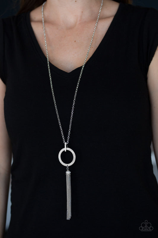 Straight To The Top White Necklace - Paparazzi Accessories