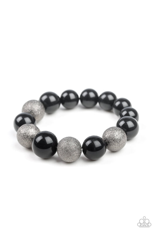 Humble Hustle Black Bracelet - Paparazzi Accessories