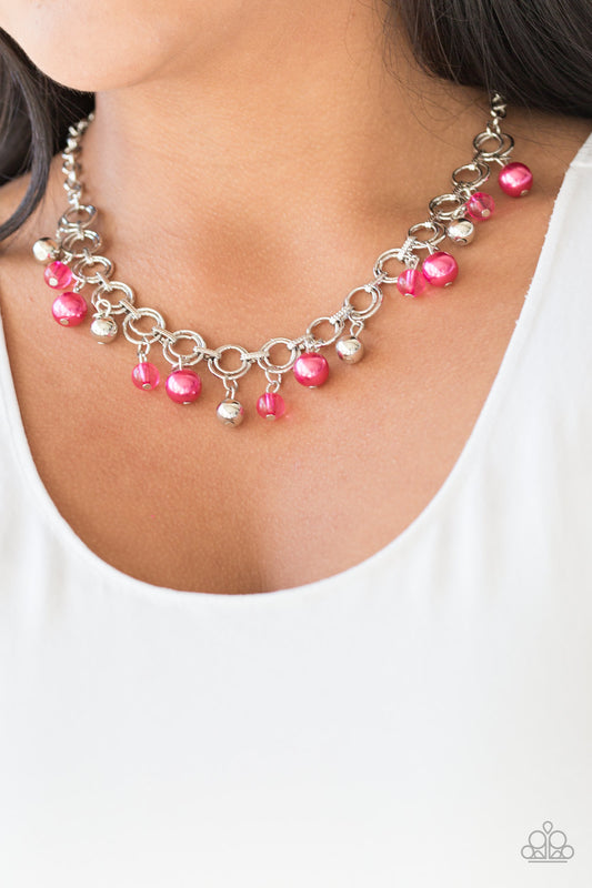 Fiercely Fancy Pink Necklace - Paparazzi Accessories
