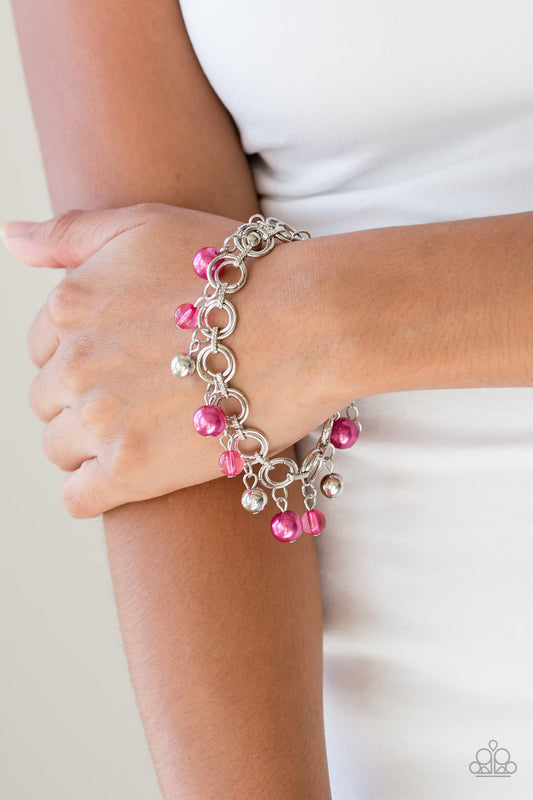 Fancy Fascination Pink Bracelet - Paparazzi Accessories