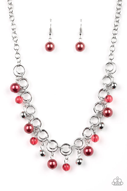 Fiercely Fancy Red Necklace- Paparazzi Accessories