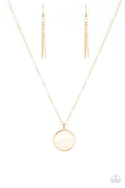Shimmering Seashores Gold Necklace - Paparazzi Accessories