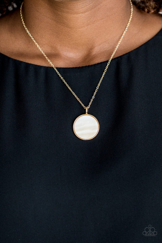 Shimmering Seashores Gold Necklace - Paparazzi Accessories