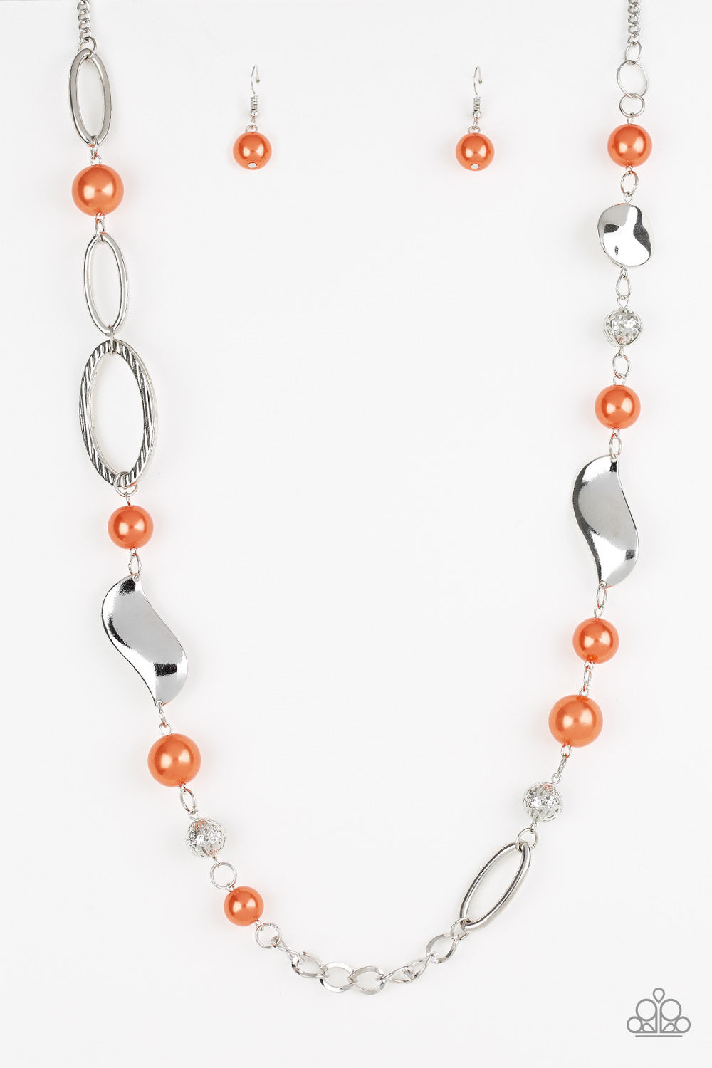All About Me Orange Necklace - Paparazzi Accessories