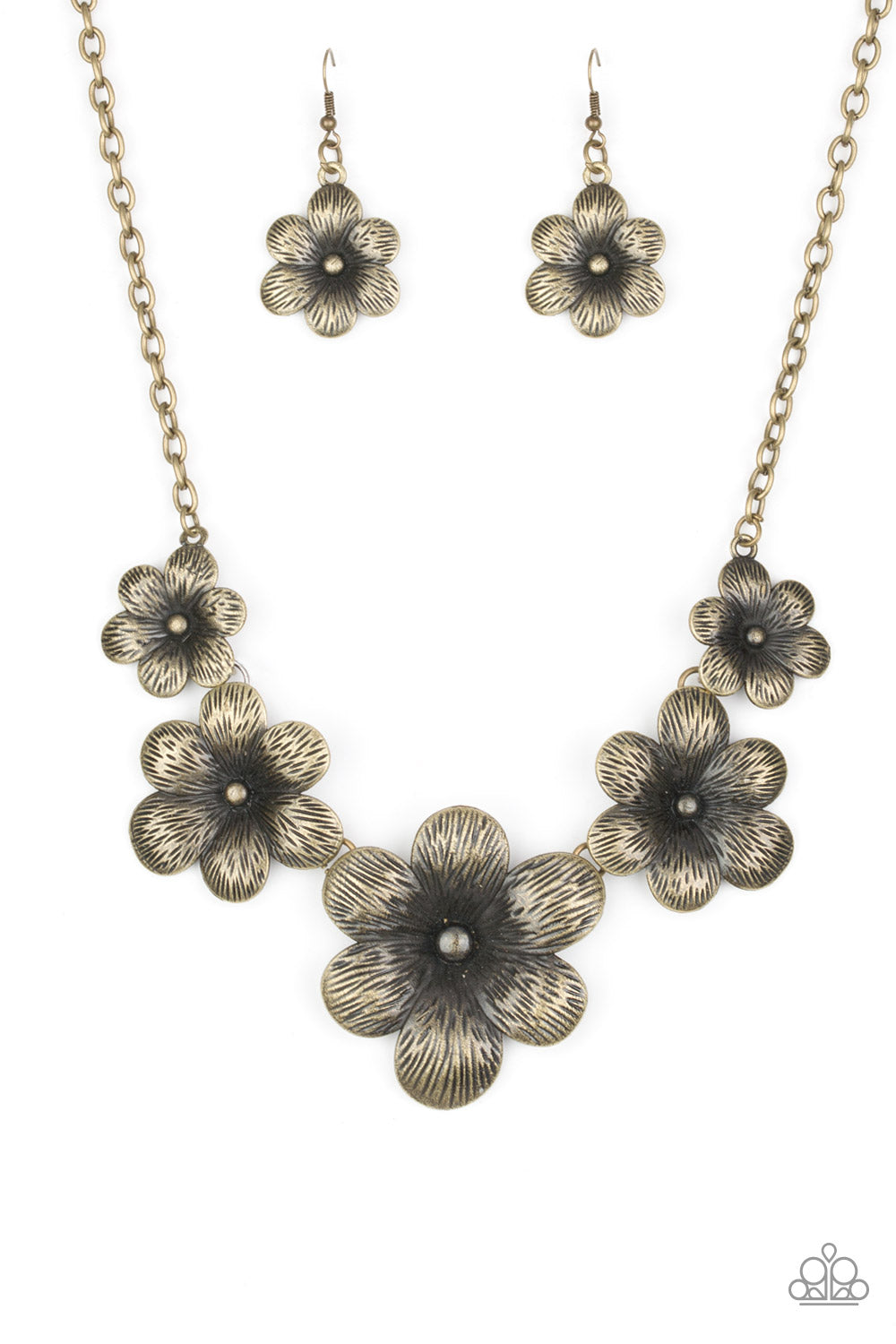 Secret Garden Brass Necklace - Paparazzi Accessories