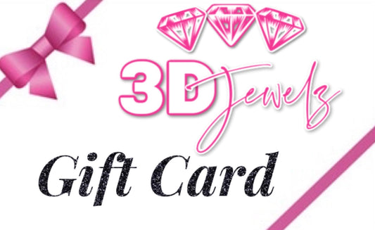 3D Jewelz digital gift card for fashionable jewelry and accessories
