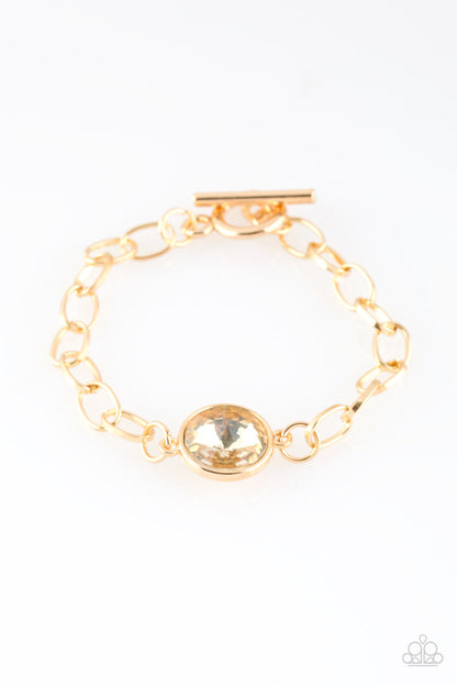 All Aglitter Gold Bracelet - Paparazzi Accessories