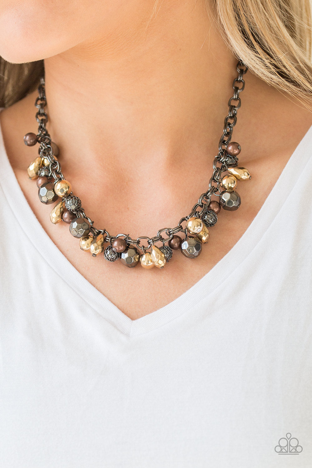 Building My Brand Black Necklace - Paparazzi Accessories