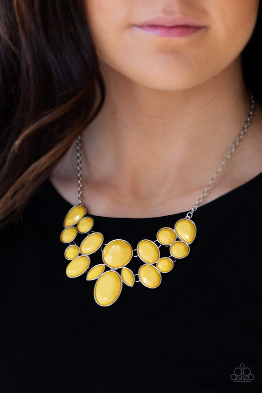 Demi-Diva Yellow Necklace - Paparazzi Accessories