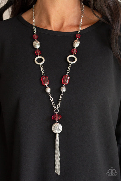 Ever Enchanting Red Necklace - Paparazzi Accessories