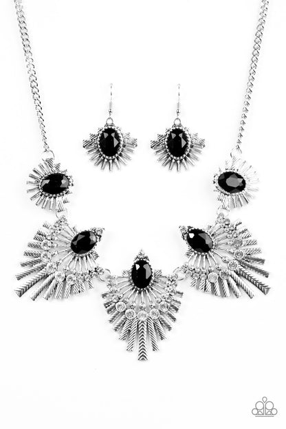 Miss YOU-niverse Black Encore Necklace - Paparazzi Accessories