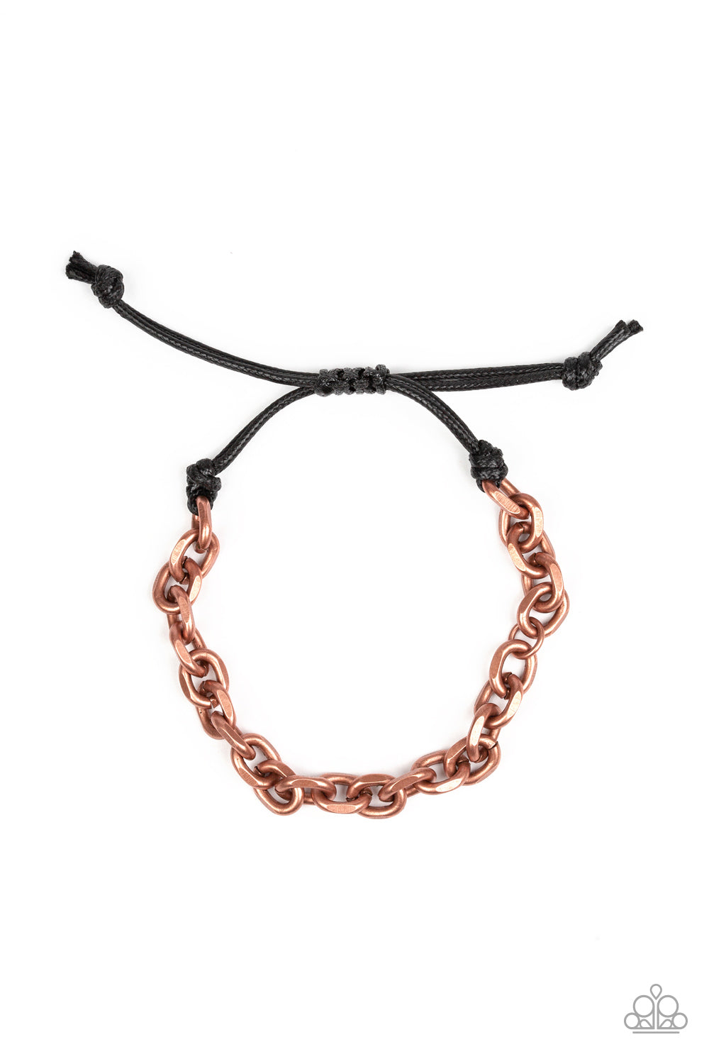 Rumble Copper Urban Bracelet - Paparazzi Accessories - jazzy-jewels-gems