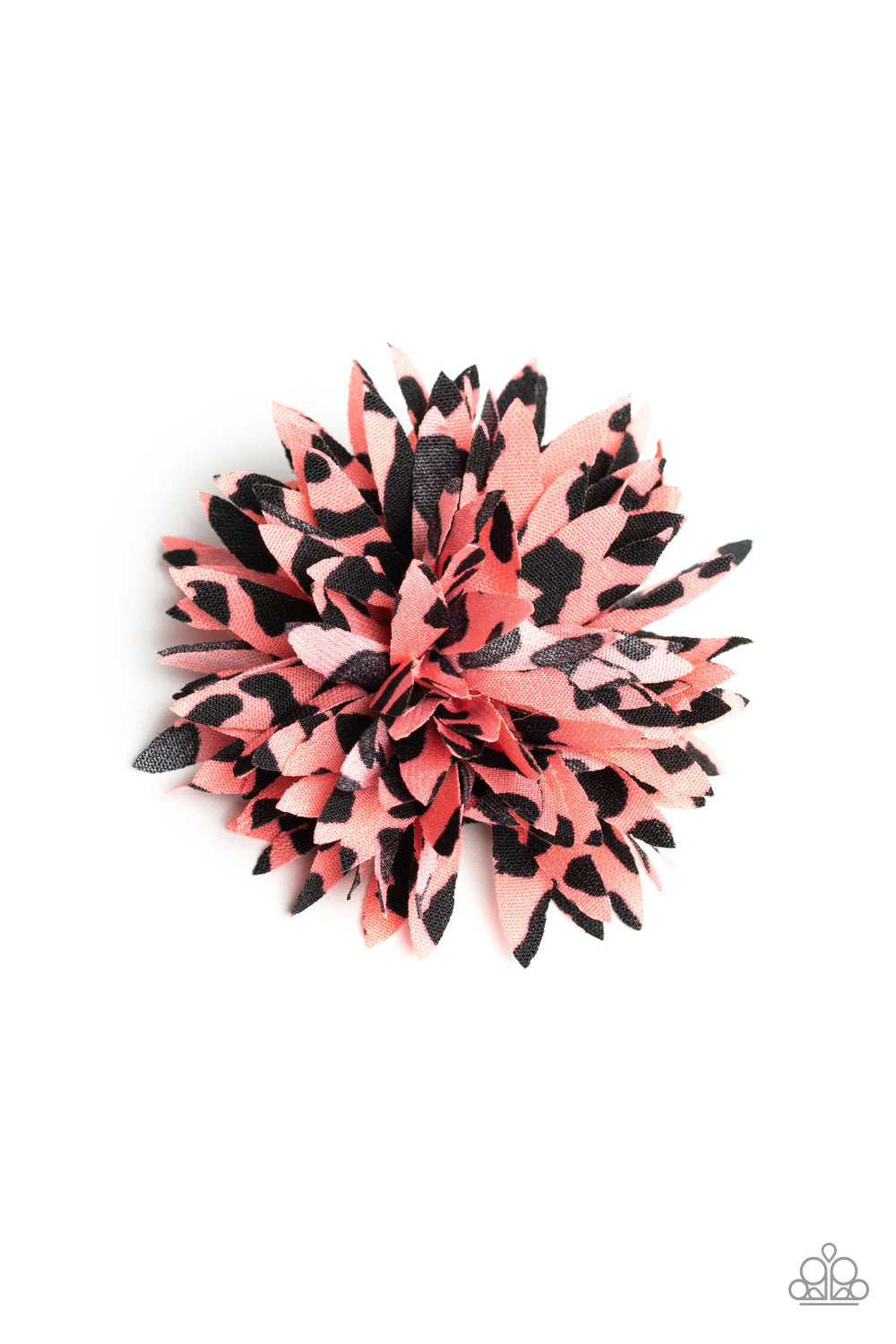 Splattered Splendor Pink/Black Hair Clip - Paparazzi Accessories