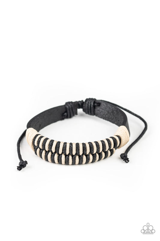Trail Time Black Urban Bracelet - Paparazzi Accessories