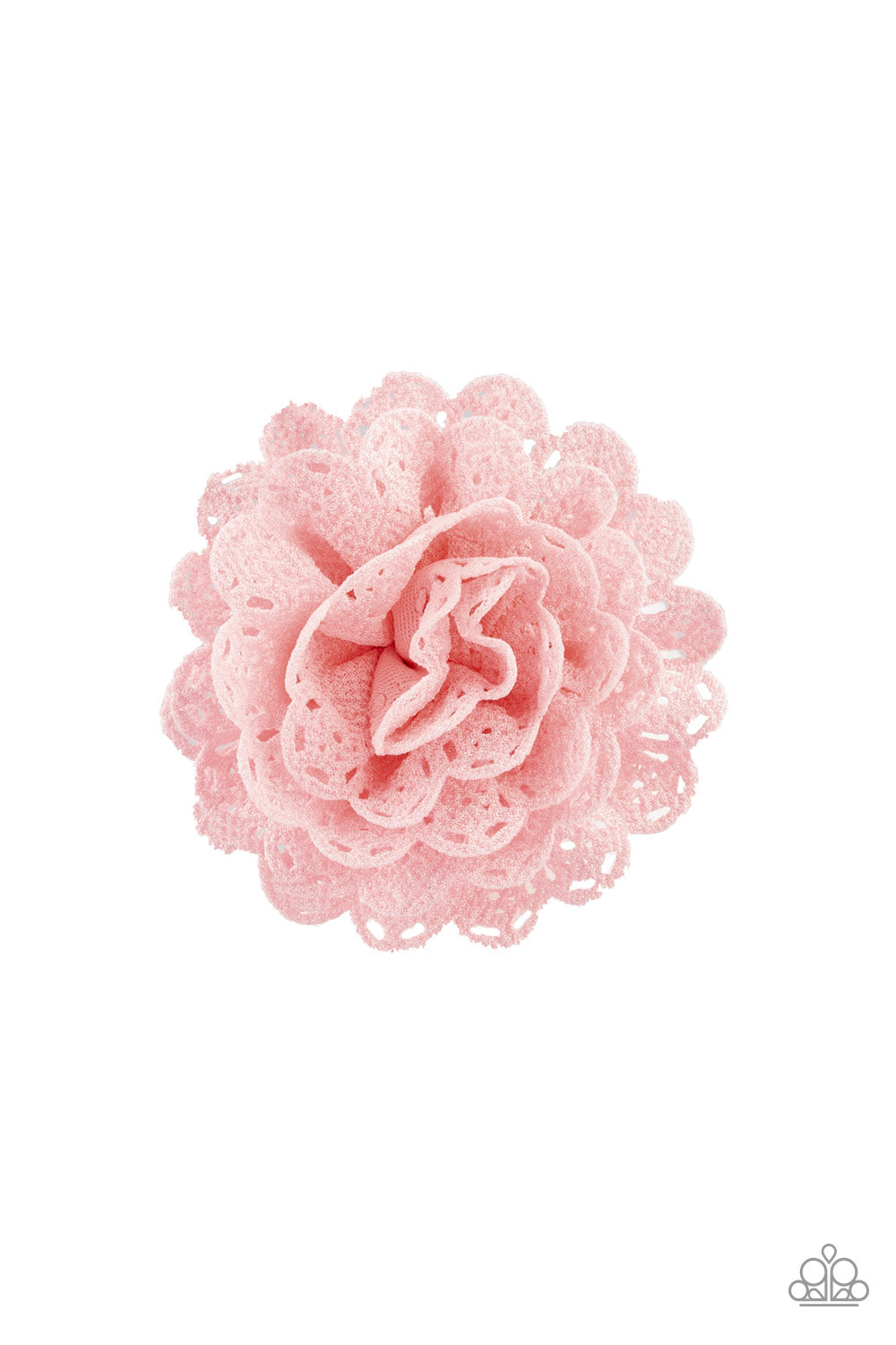 Floral Fashionista Pink Hair Clip - Paparazzi Accessories - jazzy-jewels-gems