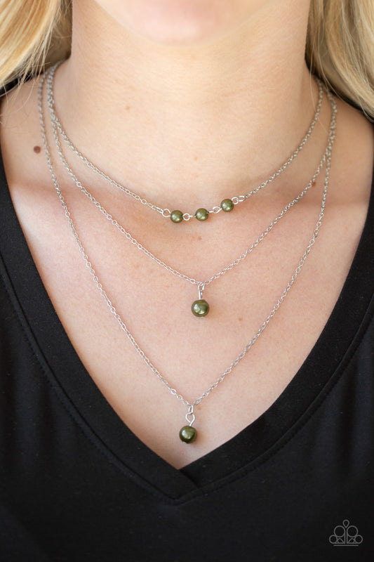 High Heels and Hustle Green Necklace - Paparazzi Accessories