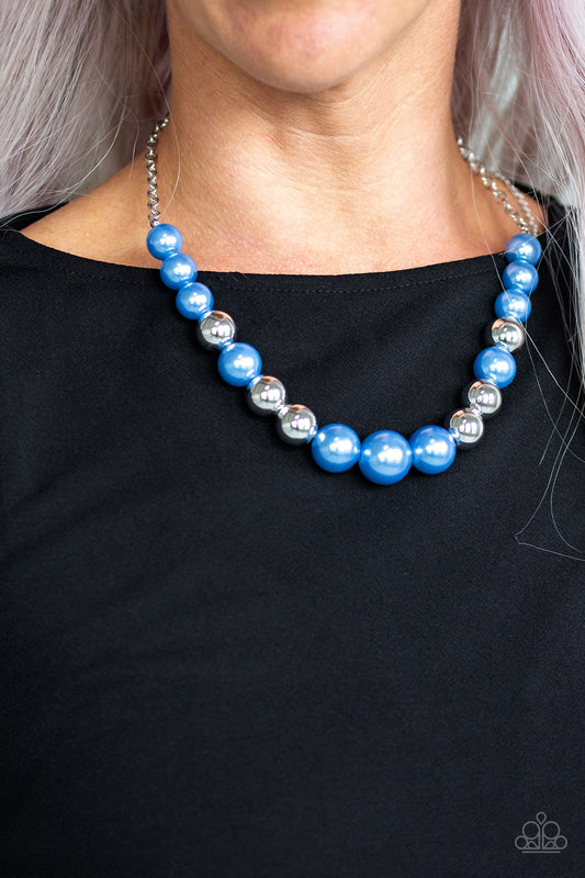 Take Note Blue Necklace - Paparazzi Accessories