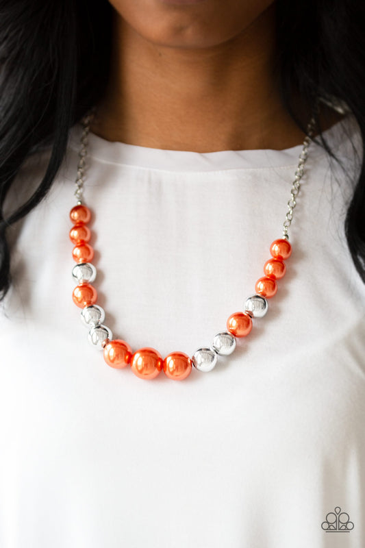 Take Note Orange Necklace - Paparazzi Accessories