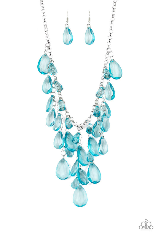Irresistible Iridescence Blue Necklace - Paparazzi Accessories