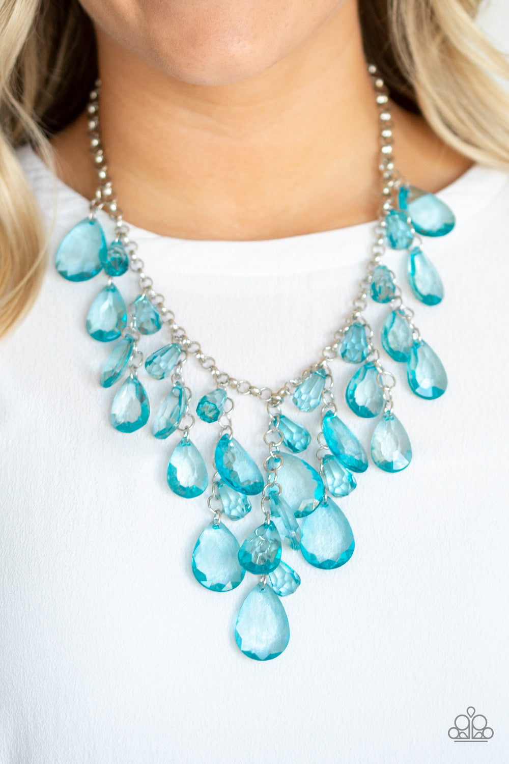 Irresistible Iridescence Blue Necklace - Paparazzi Accessories
