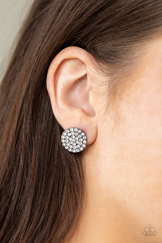 Greatest Of All Time Black Earring - Paparazzi Accessories