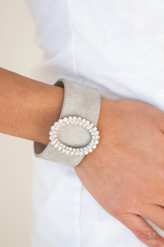 Center Stage Starlet Silver Bracelet - Paparazzi Accessories