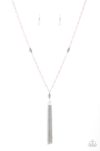Tassel Takeover Pink Necklace - Paparazzi Accessories