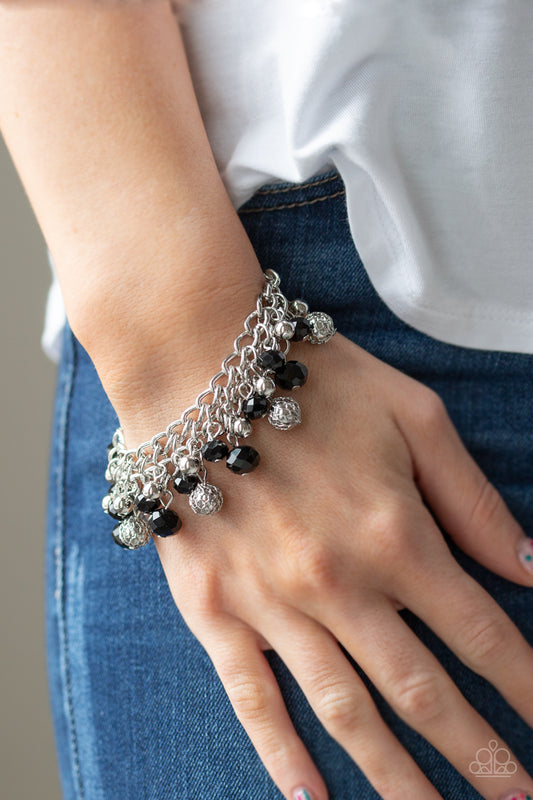 The Party Planner Black Bracelet - Paparazzi Accessories