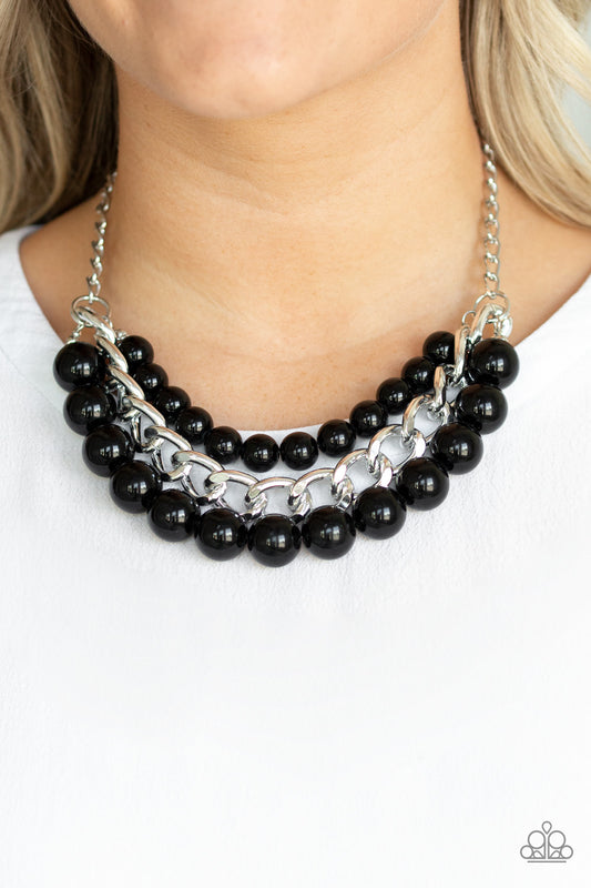 Empire State Empress Black Necklace - Paparazzi Accessories
