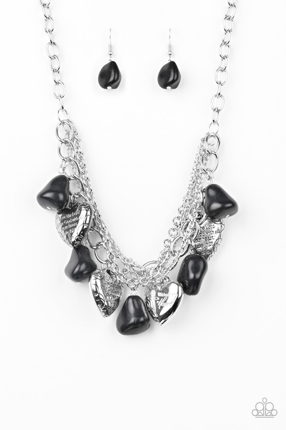 Change Of Heart Black Necklace - Paparazzi Accessories