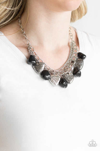Change Of Heart Black Necklace - Paparazzi Accessories