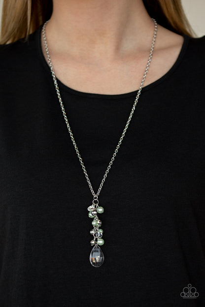 Teardrop Serenity Green Necklace - Paparazzi Accessories