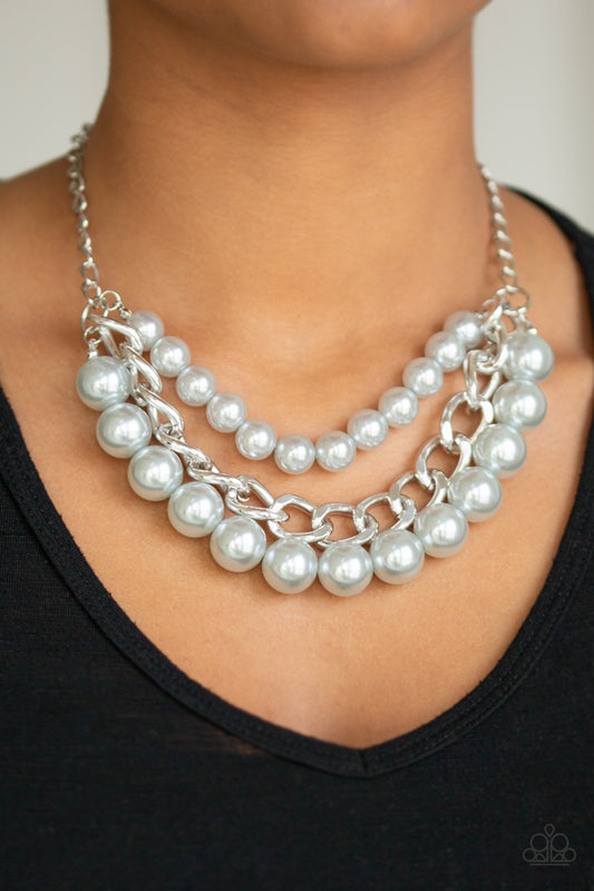 Empire State Empress Silver Necklace - Paparazzi Accessories