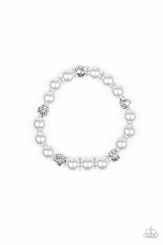 Rosy Radiance Silver Bracelet - Paparazzi Accessories