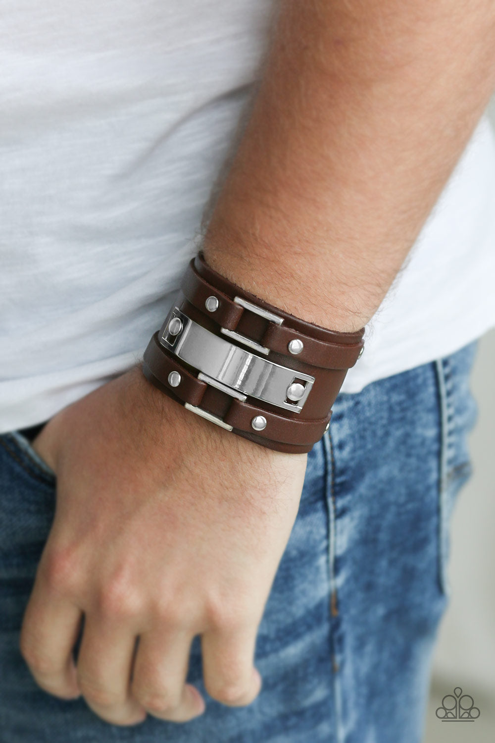 Rural Ranger Brown Urban Bracelet - Paparazzi Accessories