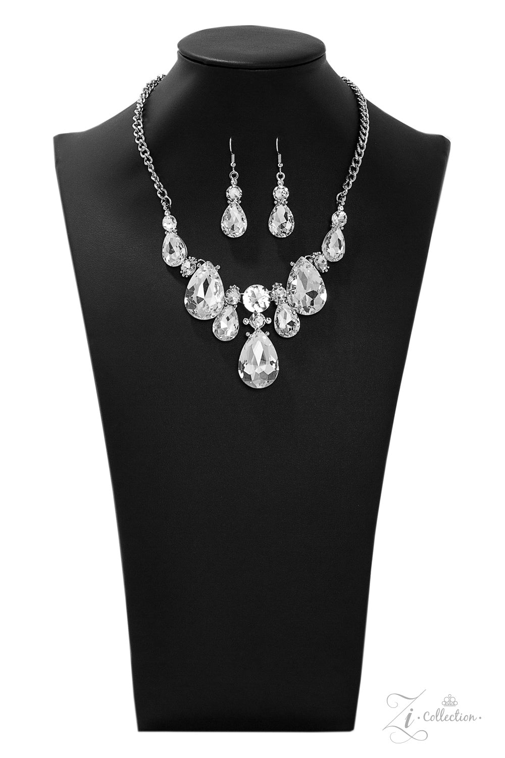 Reign Zi Collection 2019 Silver Necklace - Paparazzi Accessories - jazzy-jewels-gems