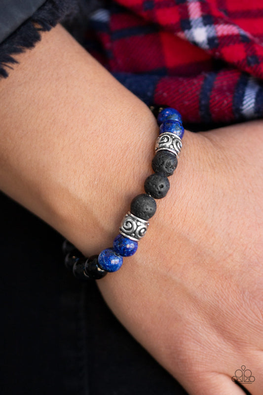 Proverb Blue Urban Bracelet - Paparazzi Accessories