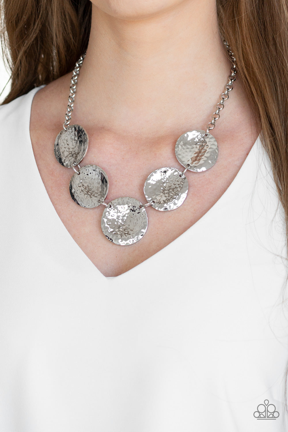 First Impressions Silver Necklace - Paparazzi Accessories