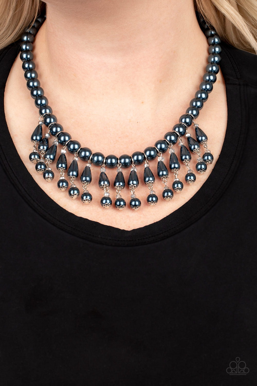 Miss Majestic Blue Necklace - Paparazzi Accessories