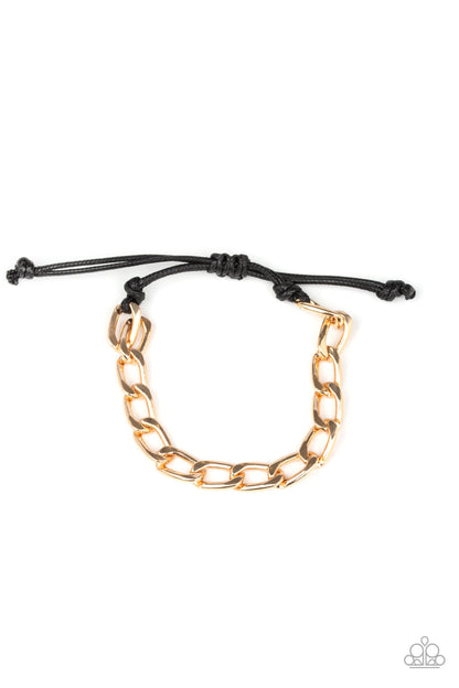 Goalpost Gold Urban Bracelet - Paparazzi Accessories