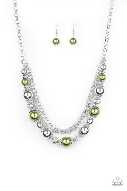 5th Avenue Romance Green Necklace - Paparazzi Accessories
