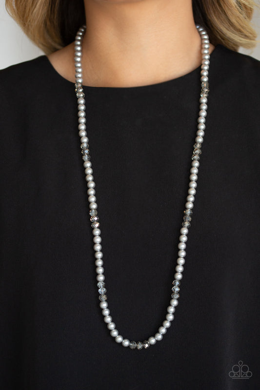 Girls Have More FUNDS Silver Necklace - Paparazzi Accessories