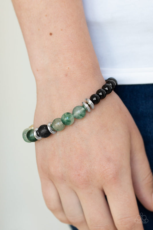 World Peace Green Urban Bracelet - Paparazzi Accessories